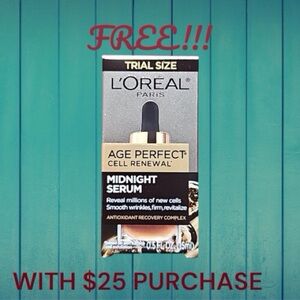 NIB L'OREAL PARIS AGE PERFECT CELL RENEWAL MIDNIGHT SERUM. 0.5 FL. OZ.